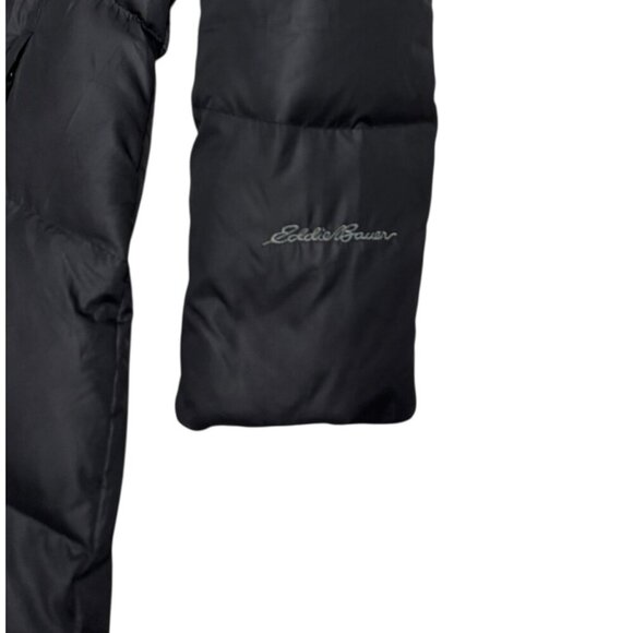 EDDIE BAUER Down Fill Faux Fur Winter Puffer Parka Jacket Coat Womens Small - Picture 6 of 7